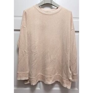 Vineyard Vines Women's Dreamcloth Sweatshirt 2K002073 - Tan - Sz Large